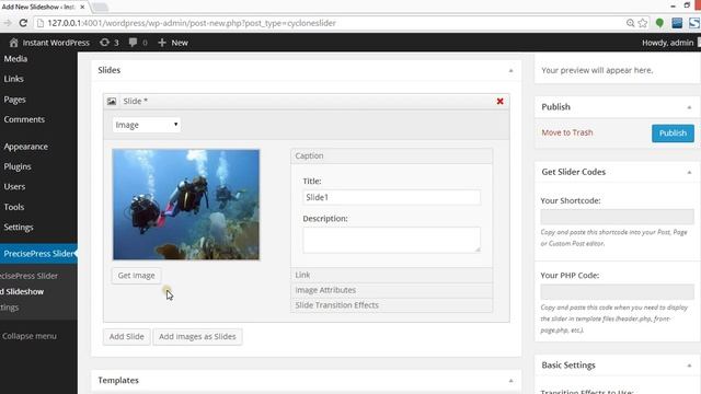 PrecisePress Slider (Wordpress Image Slider Plugin) смотреть онлайн