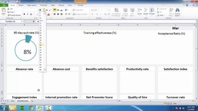 Membuat Dashboard Excel Modern | HR Interactive Excel Dashboard смотреть онлайн
