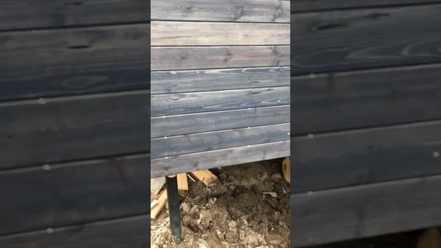 Фасад для каркасного дома. Изготовление и монтаж + забор смотреть онлайн