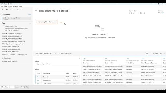 Tableau Tutorial : How to connect/Load multiple file in tableau and Create Relationship in Tableau смотреть онлайн
