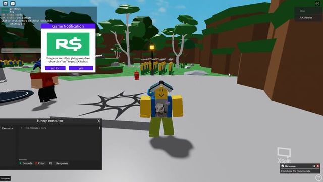 Roblox Require Script Funny Executor Game смотреть онлайн