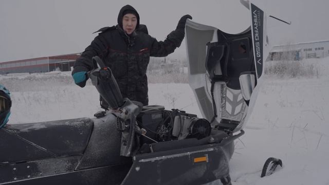 Обзор Снегохода ТАЙГА ВАРЯГ 550V в -42° ЯКУТСК [ Русская Механика ] смотреть онлайн