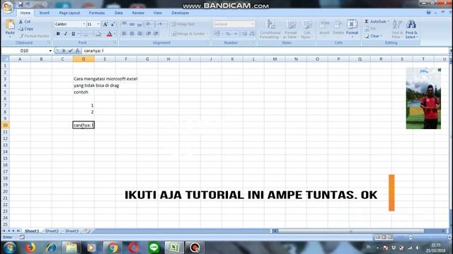 Cara mengatasi nomor urut pada excel yg tdk bisa di Drag смотреть онлайн
