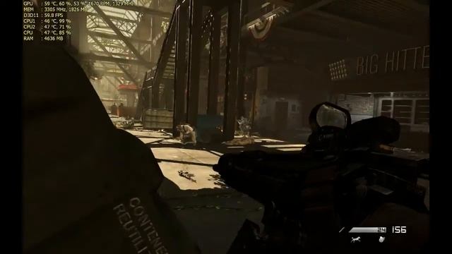 Call of Duty Ghost Gameplay- Intel Pentium G4400 + GTX 950 смотреть онлайн