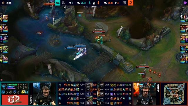 XL vs RGE - Highlights | Week 3 Day 1 S12 LEC Summer 2022 | Excel vs Rogue W3D1 смотреть онлайн
