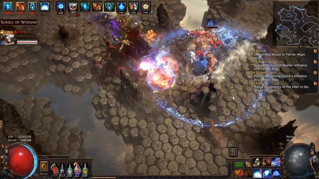 POE Crackling Lance build vs Beidat,Ghor bosses 3.19 kalandra смотреть онлайн