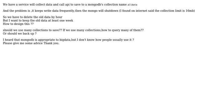 How To Design Mongodb Collection?