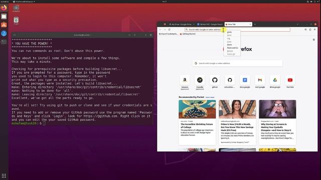Cloning a Repository & Using Unix Commands смотреть онлайн