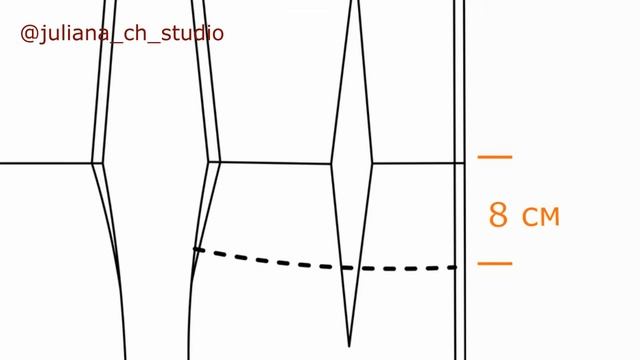 Выкройка корсета из базовой основы платья.| Corset pattern from the base of the dress. смотреть онлайн