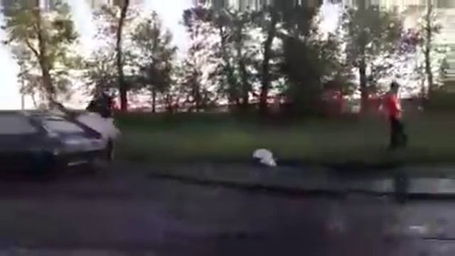 ВАЗ 2108 горит в Богдановке смотреть онлайн