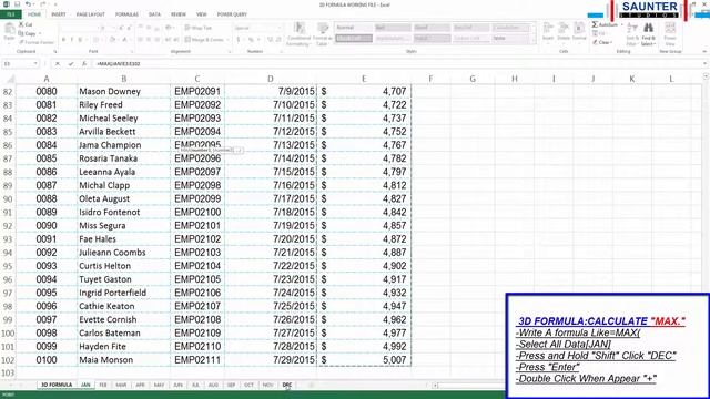 3D formula in Microsoft excel смотреть онлайн