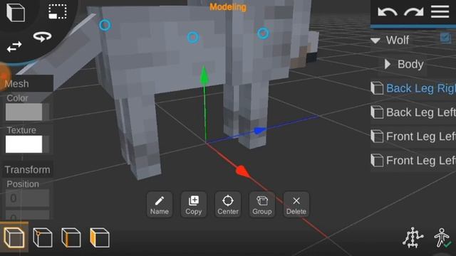 Wolf Rig For Prisma3D! / Rigged Minecraft Mobs For Prisma3D #2