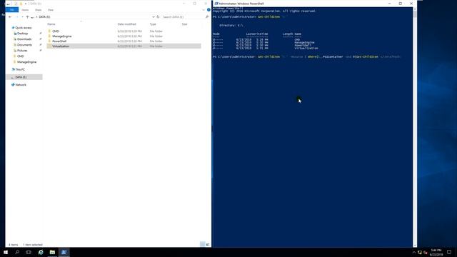 Using PowerShell - Find and Delete empty folders смотреть онлайн