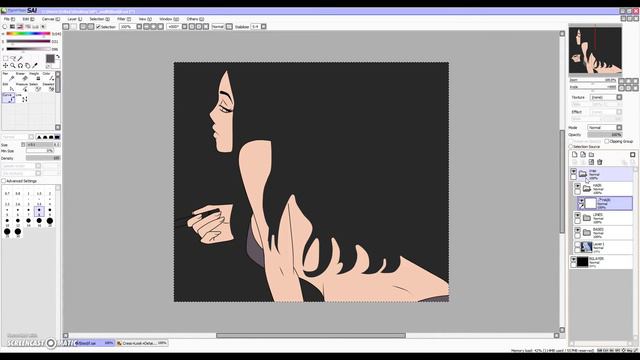 BASIC COLORING IN SAI! смотреть онлайн