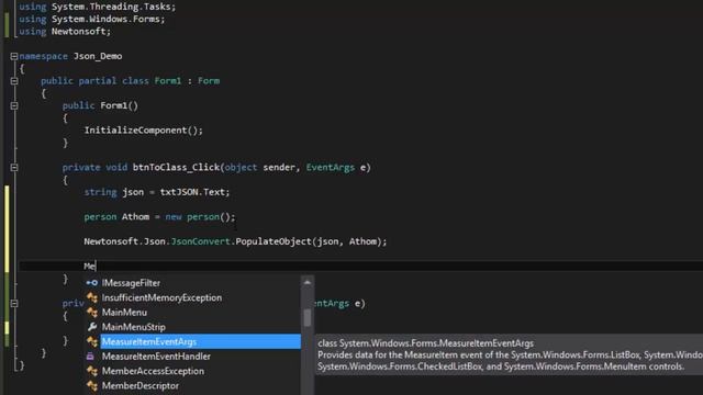 How to Use JSON and .NET (Newtsoft.Json) смотреть онлайн