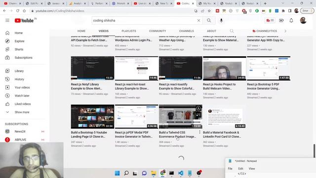 Javascript LocalStorage API Project to Embed Youtube Videos Gallery in IFrame Using URL in Browser смотреть онлайн