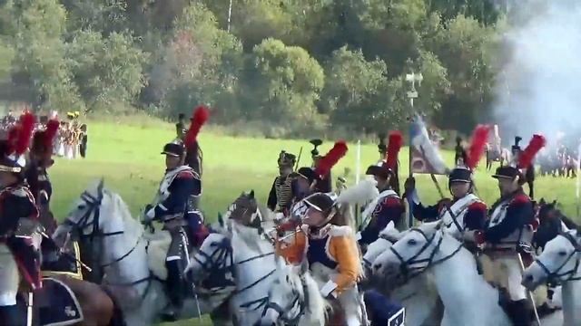 Реконструкция бородинского сражения.