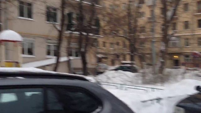 Во-дворе Тверской-ямской. Tverskaya-yamskaya Courtyard