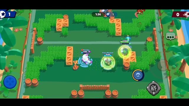 ПРАНК НЕ ДАЁМ ПРОТИВНИКАМ ЗАБИТЬ ГОЛ ? BRAWL STARS смотреть онлайн