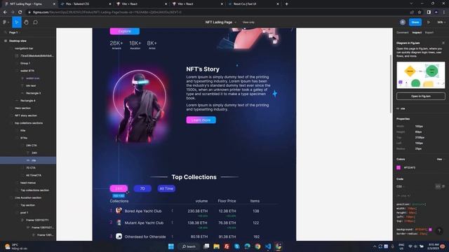 Phần 2: Setup Base Dự Án NFT Lading Page | Thực Chiến ReactJS Cắt Giao Diện Từ Figma смотреть онлайн