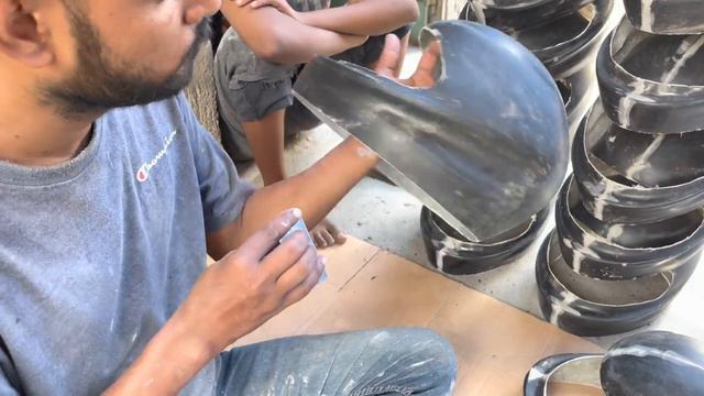 How To Make Motorbike Helmet Interesting Process Complete Video