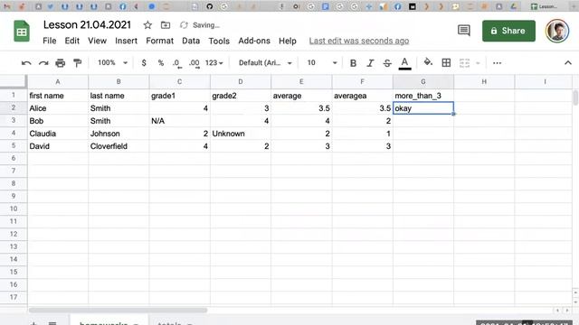2021-04-21 HSE-NES Data Science: Advanced Spreadsheets смотреть онлайн