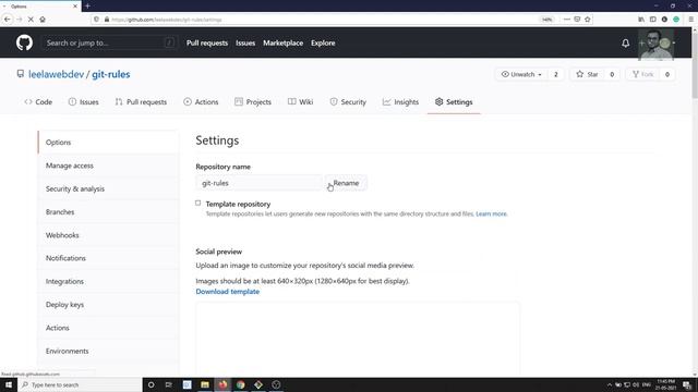 52. Add Collaborators and apply branch protection rules in Github for restricting commits - GIT смотреть онлайн