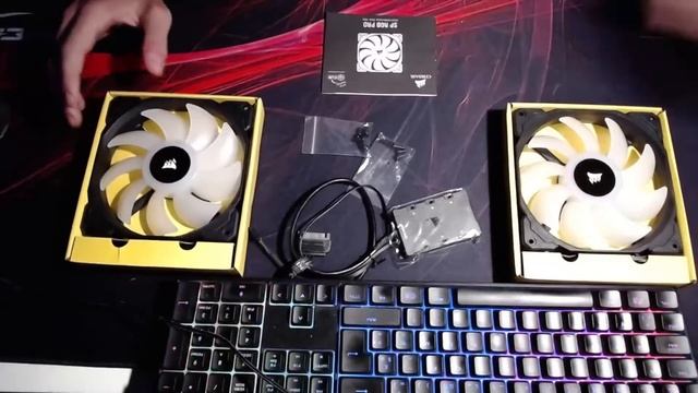 Unboxing pack ventilateurs SP140 corsair + Lighting node core смотреть онлайн