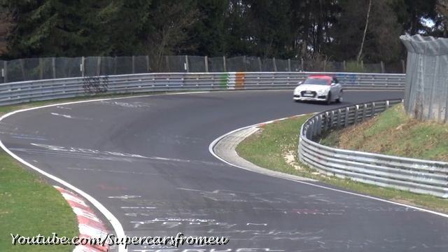 2018 Audi RS4 Avant Spied testing on the Nurburgring, Nordschleife! смотреть онлайн