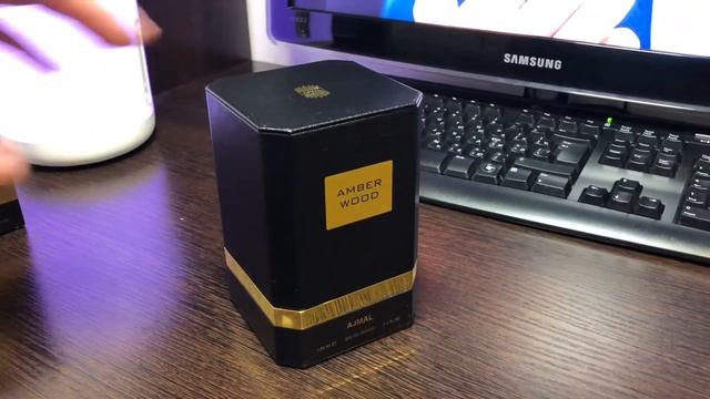 Ajmal Amber Wood Распаковка