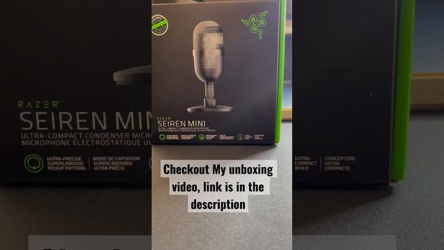 🎤 Razer Seiren Mini Ultra Compact Condenser Microphone 🎙 https://youtu.be/nG2_gVGpr-0 смотреть онлайн
