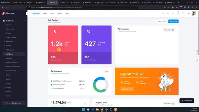 Metronic 8 Admin Template || Actitech Coder смотреть онлайн