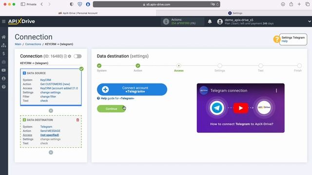 KeyCRM and Telegram Integration | How to Get new customers from KeyCRM to Telegram смотреть онлайн