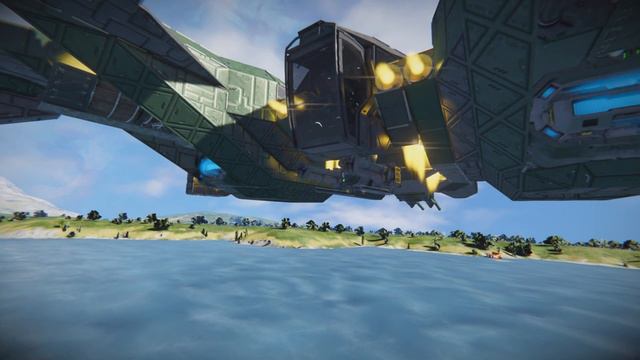 Space Engineers - FA 5 Eos Ground Assault Ship - ship showcase смотреть онлайн