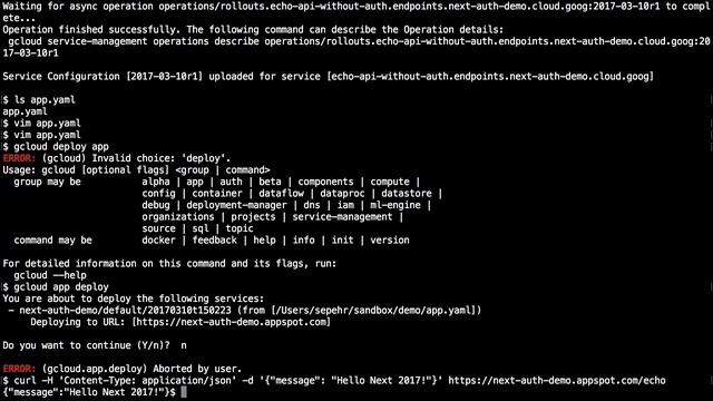 Authenticating service-to-service calls with Google Cloud Endpoints (Google Cloud Next '17) смотреть онлайн