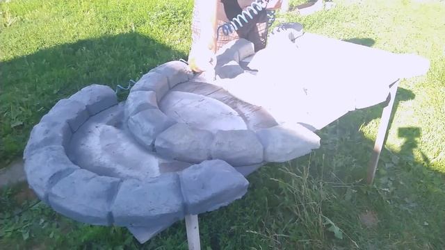 ПРИСТВОЛЬНЫЕ КРУГИ ИЗ ЦЕМЕНТА | без форм смотреть онлайн