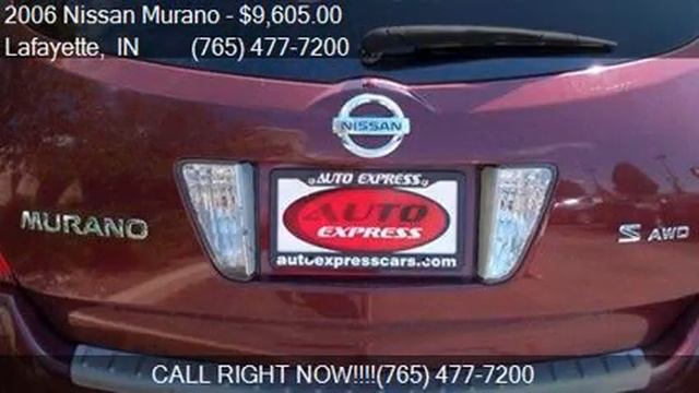 2006 Nissan Murano S AWD New Tires for sale in Lafayette, IN смотреть онлайн