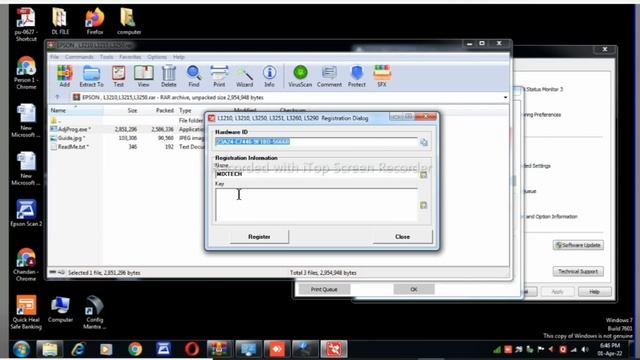 Epson L3250 L3150 Adjustment Program Free Download || Epson L3210, L3110 L3215, L3216 L3250 Resette
