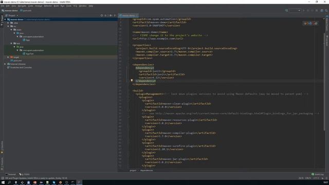 Dependency management // Управление зависимостями в maven смотреть онлайн