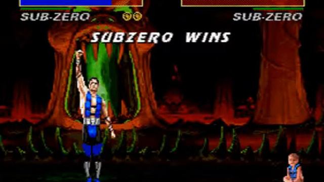 Mortal Kombat 3 - SNES - Sub-Zero - Babality смотреть онлайн