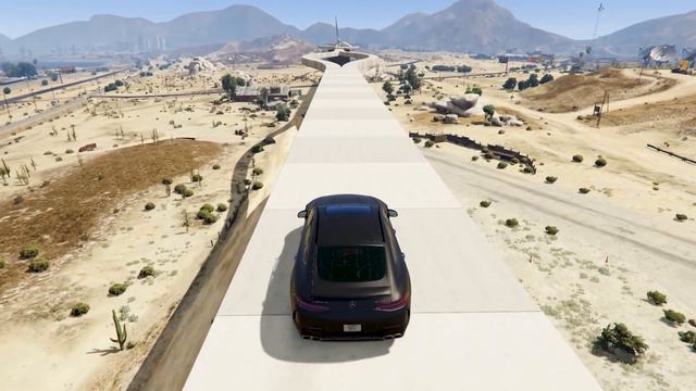 Cars vs Splitting Roads in GTA 5 смотреть онлайн