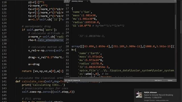 Aerodynamic Drag | Orbital Mechanics with Python 12 смотреть онлайн