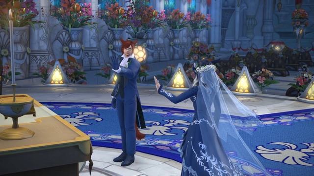 Ama and Rhaya's Wedding - April 11th - FFXIV смотреть онлайн