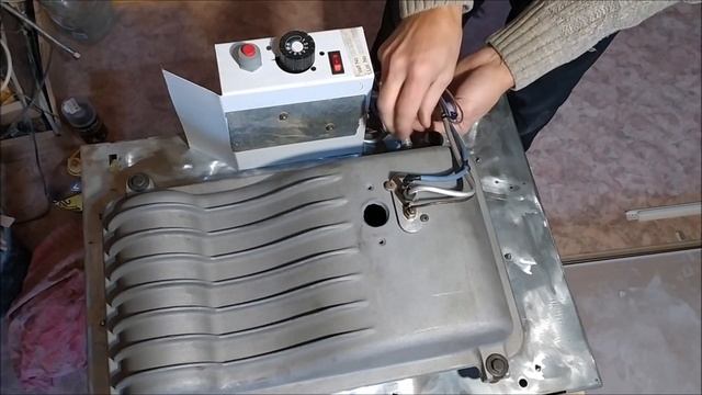 Сборка газового конвектора после пескоструйной обработки. смотреть онлайн