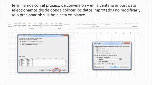 Convierte a Excel un archivo TXT separado por espacios смотреть онлайн