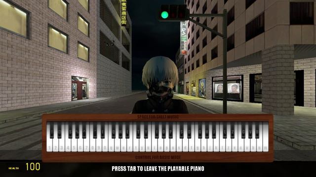 Tokyo Ghoul Unravel Garry`s Mod Piano смотреть онлайн
