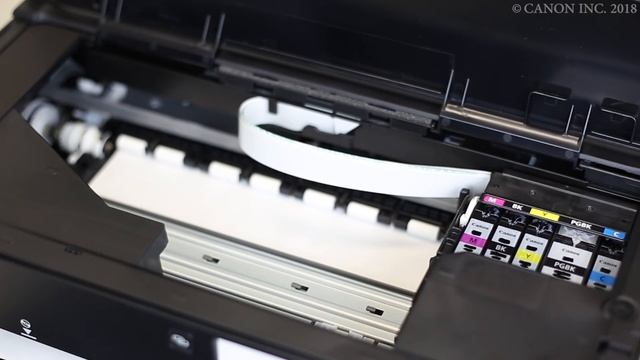 Removing jammed paper: inside printer (TS700 series) смотреть онлайн