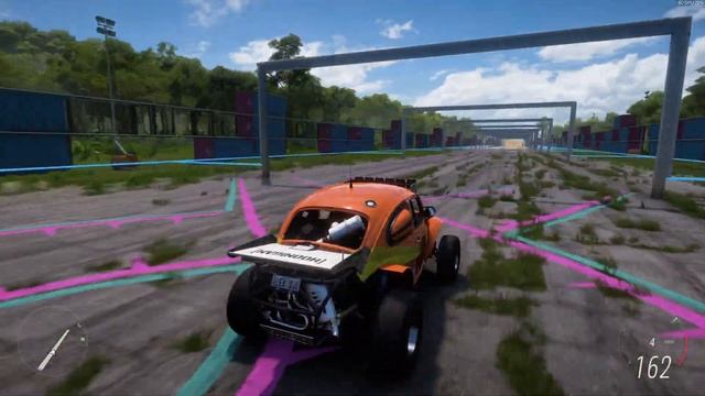Forza Horizon 5 . Hoonigan Volkswagen Baja Beetle Class 5/1600 'Scumbug' 1973 . Car Show Test Drive смотреть онлайн