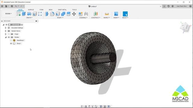 Fusion 360 | Convertendo STL para sólido (Prof. João Paulo) смотреть онлайн