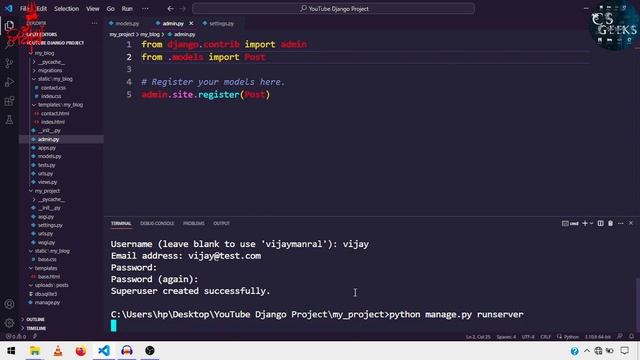 Django Blog Class #07:--Migrate Database and Creating Super User смотреть онлайн